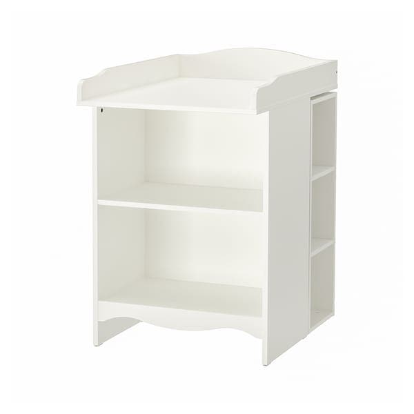 SMÅGÖRA - Changing tbl/bookshelf w 1 shlf ut, white - best price from Maltashopper.com 99323614