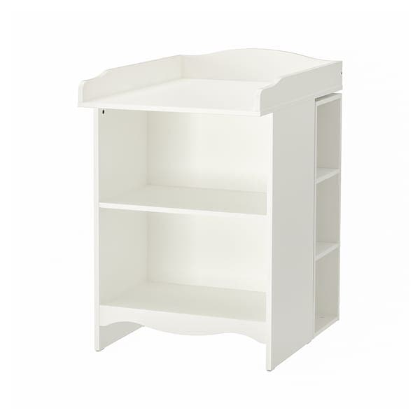 Ikea SMÅGÖRA - Changing tbl/bookshelf w 2 shlf ut, white