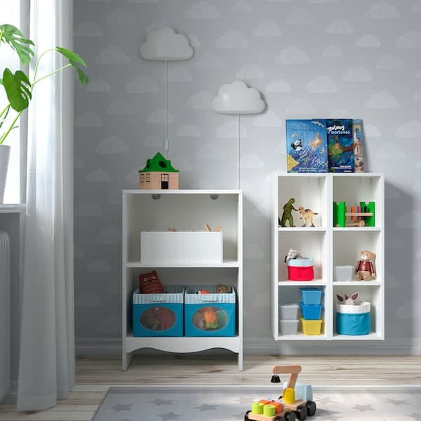 SMÅGÖRA - Changing tbl/bookshelf w 2 shlf ut, white - best price from Maltashopper.com 09323623