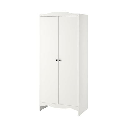 SMÅGÖRA - Wardrobe, white, 80x50x187 cm - best price from Maltashopper.com 10460888