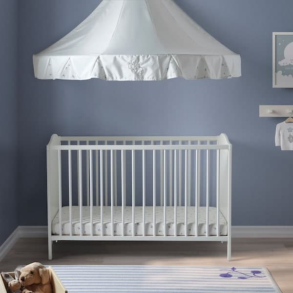 Ikea SMÅGÖRA Cot - white 60x120 cm
