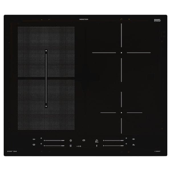 Ikea SMAKLIG - Induction hob, IKEA 500 black, 59 cm