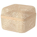 SMARRA box with lid, natural, 30x30x23 cm
