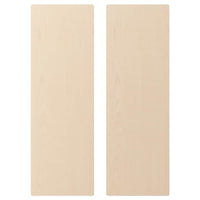 SMÅSTAD door, birch effect, 30x90 cm, 2 pack