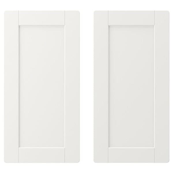 SMÅSTAD - Door, white/with frame, 30x60 cm - best price from Maltashopper.com 20434238