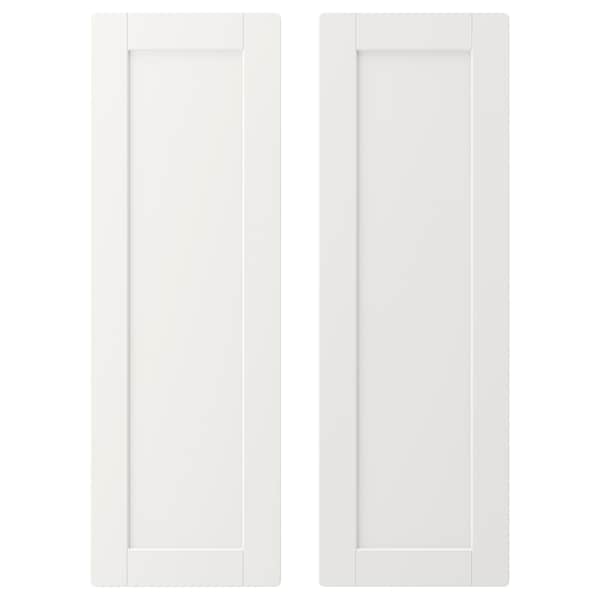 SMÅSTAD - Door, white/with frame, 30x90 cm - best price from Maltashopper.com 90434174