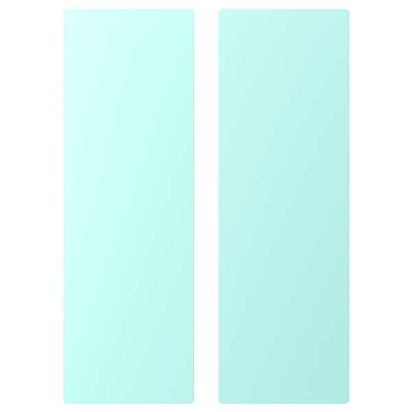SMÅSTAD - Door, pale turquoise, 30x90 cm - best price from Maltashopper.com 80434184