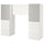 SMÅSTAD - SMÅSTAD Storage combination, white/grey, 240x57x181 cm