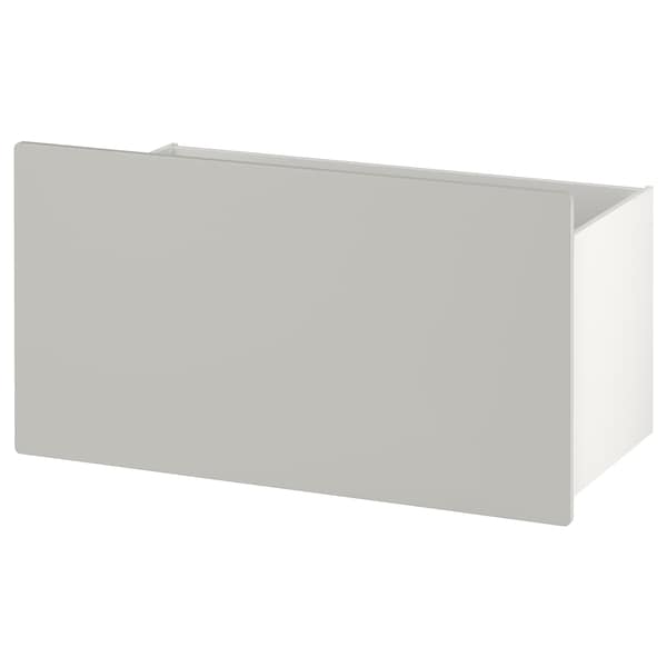 SMÅSTAD - Box, grey, 90x49x48 cm - best price from Maltashopper.com 80451357