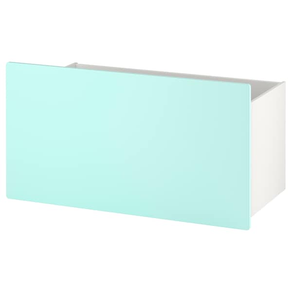 SMÅSTAD - Box, pale turquoise, 90x49x48 cm - best price from Maltashopper.com 90434145