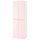 SMÅSTAD wardrobe, white pale pink/with 2 clothes rails, 60x42x181 cm