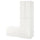 SMÅSTAD - SMÅSTAD Wardrobe with pull-out unit, white white/with storage bench, 150x57x196 cm