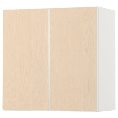 SMÅSTAD - Wall cabinet, white birch/with 1 shelf, 60x32x60 cm - best price from Maltashopper.com 19389958