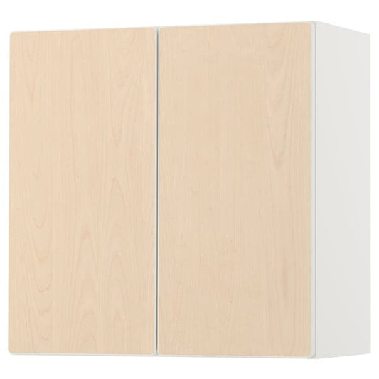 Ikea SMÅSTAD - Wall cabinet, white birch/with 1 shelf, 60x32x60 cm