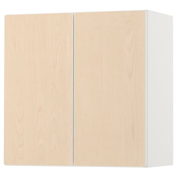 SMÅSTAD - Wall cabinet, white birch/with 1 shelf, 60x32x60 cm