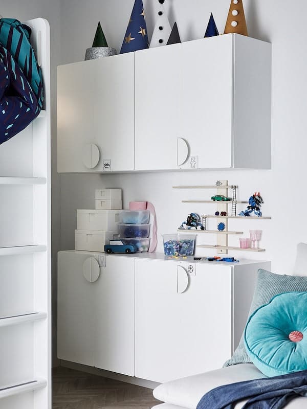 SMÅSTAD - Wall cabinet, white white/with 1 shelf, 60x32x60 cm - best price from Maltashopper.com 39388444