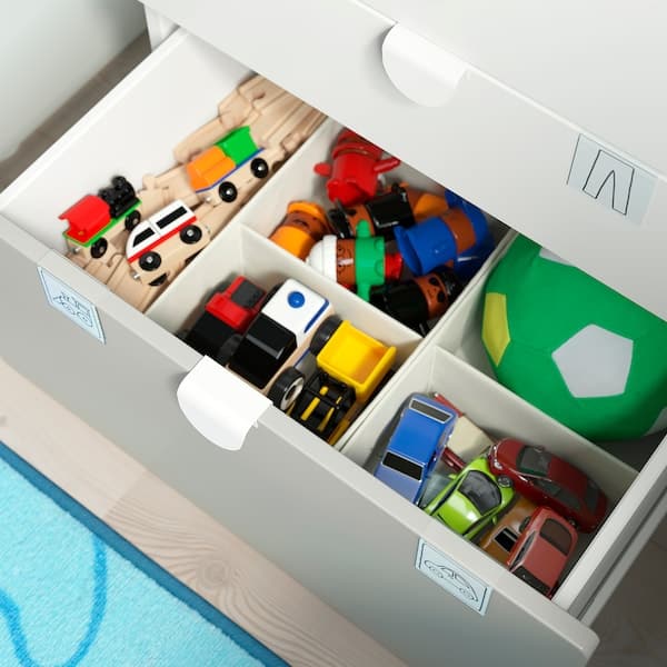 Ikea SMÅSTAD / PLATSA - Chest of 3 drawers, white/grey, 60x42x63 cm