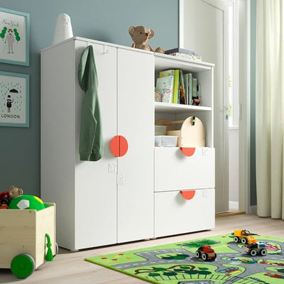 SMÅSTAD / PLATSA - Storage combination, white/white, 120x42x123 cm - Premium Baby & Toddler from Ikea - Just €347.99! Shop now at Maltashopper.com
