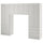 SMÅSTAD / PLATSA - SMÅSTAD / PLATSA Storage combination, white/grey, 240x42x181 cm