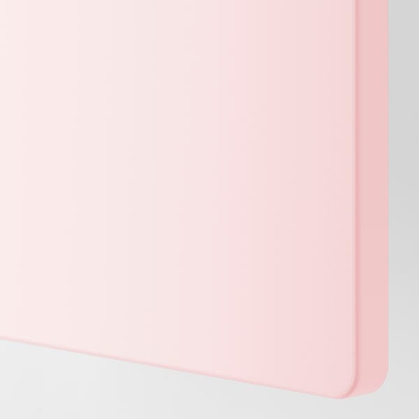 Ikea SMÅSTAD / PLATSA - Storage combination, white/pale pink with 6 shelves, 120x42x123 cm