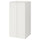 SMÅSTAD / PLATSA - Wardrobe, white white/with 3 shelves, 60x57x123 cm
