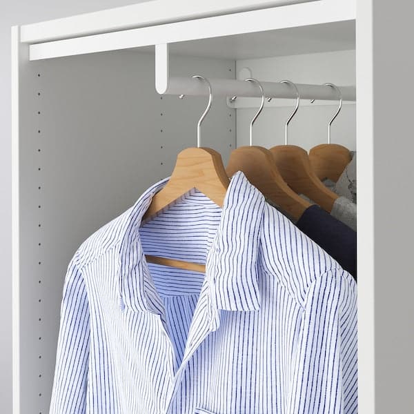 Ikea SMÅSTAD / PLATSA - Wardrobe, white grey/with 3 drawers, 60x42x181 cm