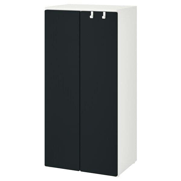 SMÅSTAD / PLATSA - Wardrobe, white/blackboard, 60x42x123 cm , 60x42x123 cm - best price from Maltashopper.com 89426194