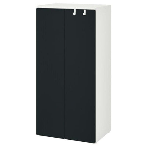SMÅSTAD / PLATSA - Wardrobe, white/blackboard, 60x42x123 cm , 60x42x123 cm
