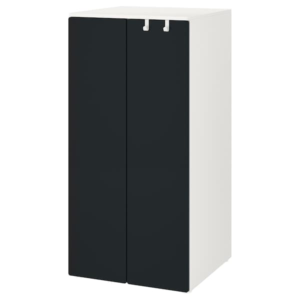SMÅSTAD / PLATSA Wardrobe - white/blackboard surface 60x57x123 cm , 60x57x123 cm - best price from Maltashopper.com 59430178