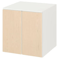 SMÅSTAD / PLATSA - Cabinet, white birch/with 1 shelf, 60x57x63 cm - best price from Maltashopper.com 79389795