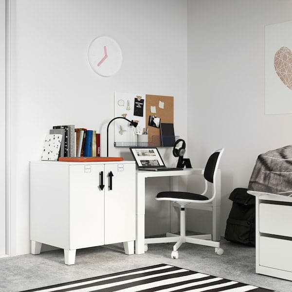 SMÅSTAD / PLATSA - Cabinet, white white/with 1 shelf, 60x57x63 cm - best price from Maltashopper.com 39389189