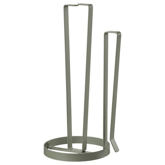 Ikea SMÅTUNGA - Kitchen roll holder, grey-green