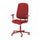 SMÖRKULL - Office chair with armrests, Gräsnäs red