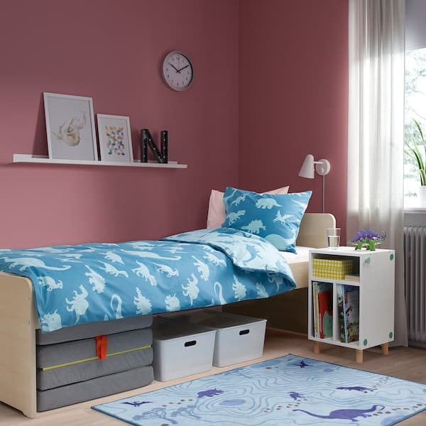 SMUSSLA - Bedside table/shelf unit, white - best price from Maltashopper.com 90469489