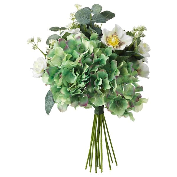 SMYCKA - Artificial bouquet, white, 35 cm , 35 cm - best price from Maltashopper.com 90409805