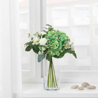 SMYCKA - Artificial bouquet, white, 35 cm , 35 cm - best price from Maltashopper.com 90409805