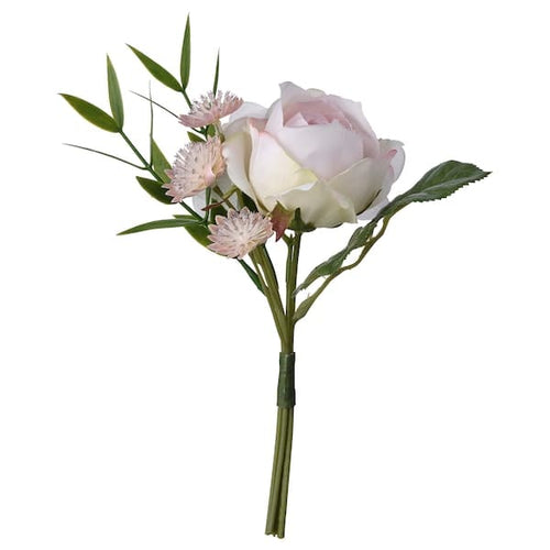 SMYCKA - Artificial bouquet, in/outdoor light pink