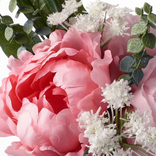 SMYCKA - Artificial bouquet, pink, 25 cm - best price from Maltashopper.com 60409840