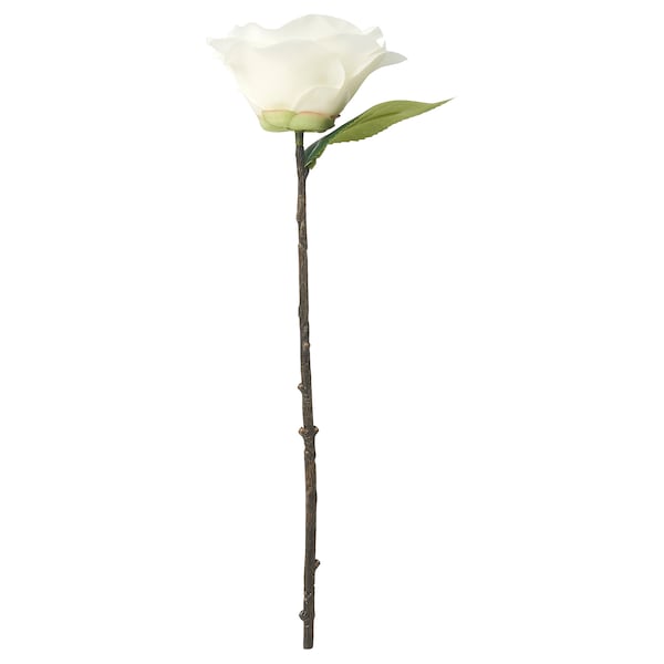 SMYCKA - Artificial flower, in/outdoor/Camellia white, 28 cm - best price from Maltashopper.com 90571793