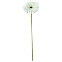 SMYCKA - Artificial flower, Gerbera/white, 50 cm - best price from Maltashopper.com 20409795