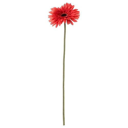 SMYCKA - Artificial flower, Gerbera/red, 50 cm