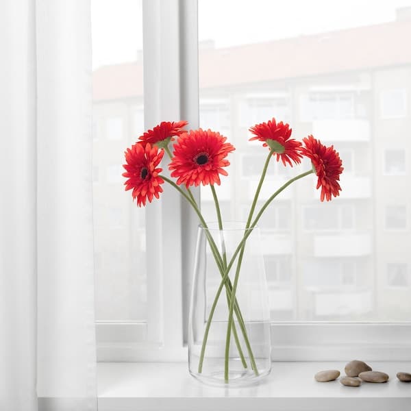 SMYCKA - Artificial flower, Gerbera/red, 50 cm - best price from Maltashopper.com 20409762