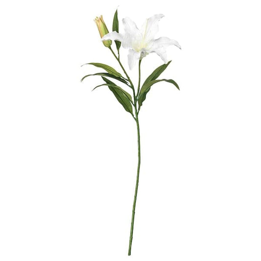 SMYCKA - Artificial flower, Lily/white, 85 cm - best price from Maltashopper.com 40333587