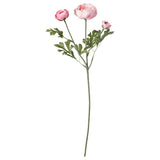 SMYCKA artificial flower, Ranunculus/pink, 52 cm