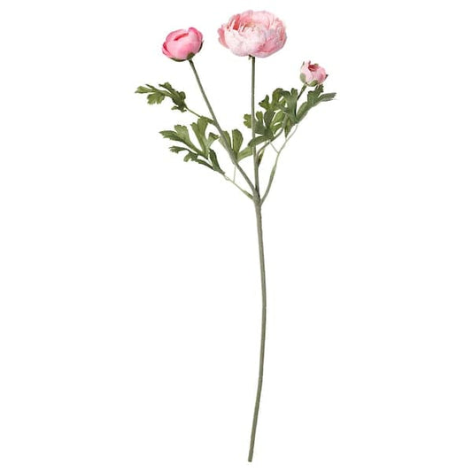Ikea SMYCKA - Artificial flower, Ranunculus/pink, 52 cm