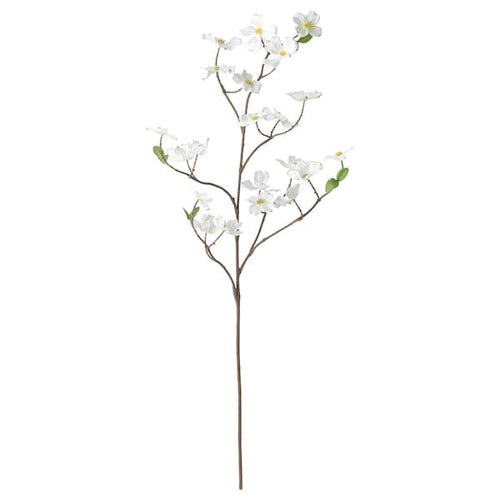SMYCKA - Artificial spray, in/outdoor/Dogwood white, 100 cm