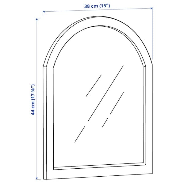SMYGA - Mirror for desk/wall, light grey - best price from Maltashopper.com 90510587