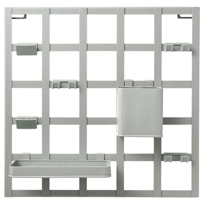 SNICKRA - 8-piece storage board set, grey-green, 38x38 cm - Premium Decor from Ikea - Just €16.99! Shop now at Maltashopper.com