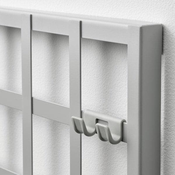 Ikea SNICKRA - 8-piece storage board set, grey-green, 38x38 cm