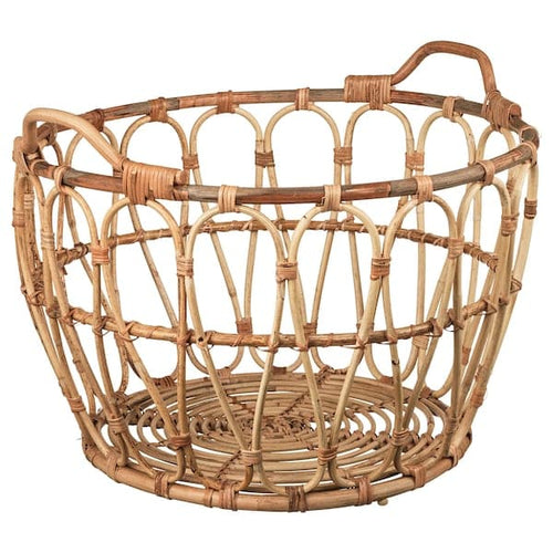 SNIDAD - Basket, rattan, 54x39 cm